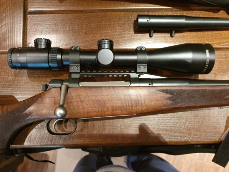 Vendido Mauser M03 en muy buen estado. Tiene dos cañones 243 y 8x57 Mauser con muy pocos disparos. Usado 21