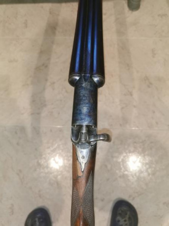 Vendo escopeta de caza calibre 12 /70  marca Brunt Latrige, escopeta antigua pero en excelente estado 10