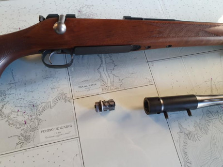 Vendo mauser m03 calibre 300wm con magnaport y cañón 6.5x55 acanalado.
3 cargadores y cabezales estándar 02