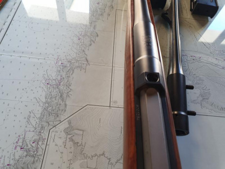 Vendo mauser m03 calibre 300wm con magnaport y cañón 6.5x55 acanalado.
3 cargadores y cabezales estándar 01