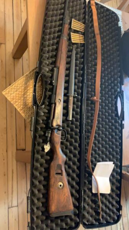 Saludos foreros, después de un año de búsqueda al fin he cumplido el sueño de hacerme con un Mauser K98 12