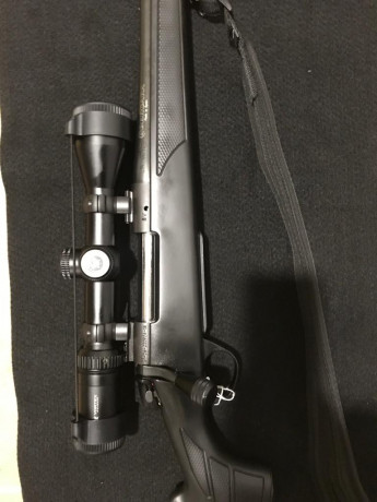 Un amigo me ha pedido que le ponga el anuncio. Vende su bergara b14 sporter culata sintetica negra, calibre 01