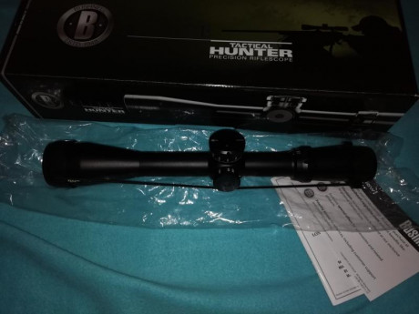 Visor bushnell elite tactical hunter Lrhs 4.5 18x44 retícula en primer grado focal modelo G2M. Con torretas 02