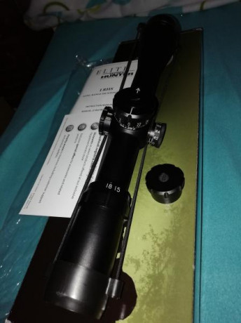 Visor bushnell elite tactical hunter Lrhs 4.5 18x44 retícula en primer grado focal modelo G2M. Con torretas 11