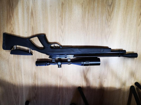Hola a todos.Por hacer algo de caja,pongo a la venta Gamo Coyote Black Whisper cal.5.5,mas visor Leapers 01