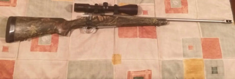 Un amigo vende esto:

Se vende Browning Mountain Titanium en calibre 300 WSM.
Rifle muy ligero, pesa 2,6 00