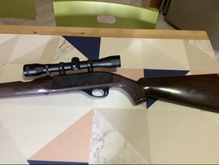 Vendo carabina Remington Nylon 66, con visor 4x32, suficiente para este arma.
El arma se encuentra en 22