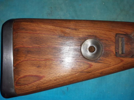 Vendo madera o culata completa de Mauser K98K de WWII, incluye cantonera trasera, soporte de bayoneta 01