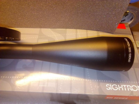 Buenas tardes.
Pongo a la venta este visor SIGHTRON serie SIII FT 10-50x60  black mate, perfecto para 10
