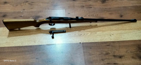 Hola vendo mi carabina del 22 LR marca Brno,esta muy cuidada,la compre hace unos años pero no le doy uso 00