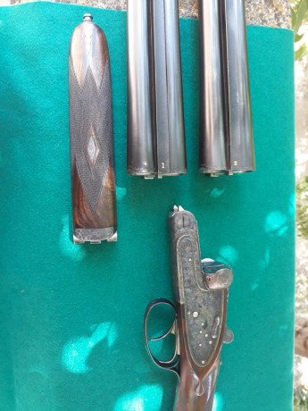Se vende paralela Chacho Arrizabalaga (JAM) calibre 12 con  dos juegos de cañones,  apertura automática 60