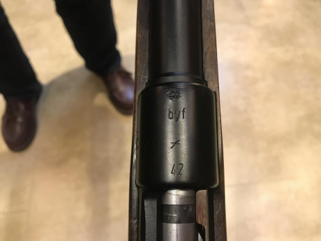 Buenas tardes, vendo mauser K98 byf año 42 captura rusa, acción, cañón y deposito de municion con la misma 00