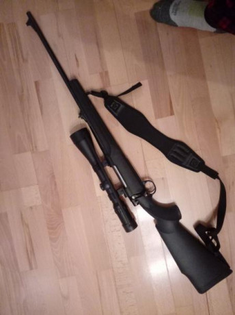 Se vende rifle sabatti ,practicamente,nuevo, fue un regalo y no ha gastado una caja de balas, solo ha 01