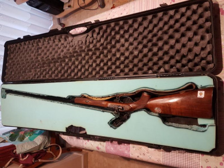 Hola buenas Feliz año.
Vendo por cese de la actividad rifle Gibbs cal.45 de Pedersoli totalmente nuevo 02