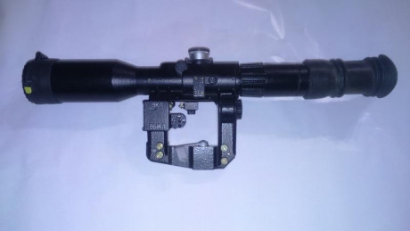 Hola. Vendo visor Posp x8 para un Izhmash Tigr. El precio seria 200 euros más gastos de envío a medias. 01