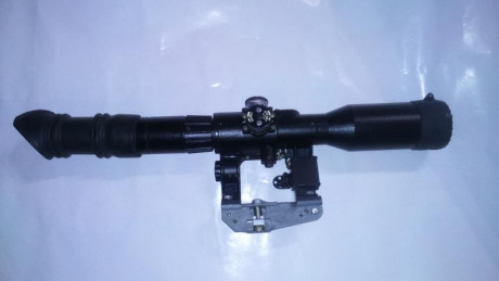 Hola. Vendo visor Posp x8 para un Izhmash Tigr. El precio seria 200 euros más gastos de envío a medias. 00