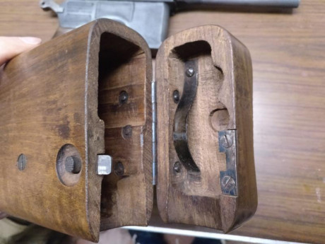 Pues lo dicho, vendo mi Mauser C-96 en calibre 7.63x25 Mauser, (toda la númeración es coincidente)  se 11