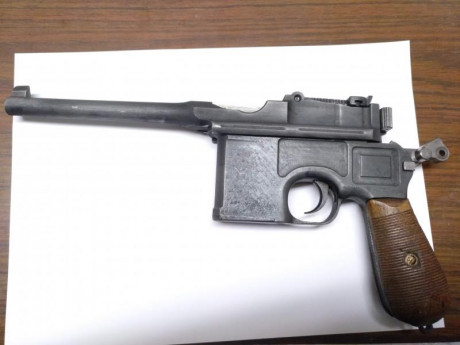 Pues lo dicho, vendo mi Mauser C-96 en calibre 7.63x25 Mauser, (toda la númeración es coincidente)  se 31