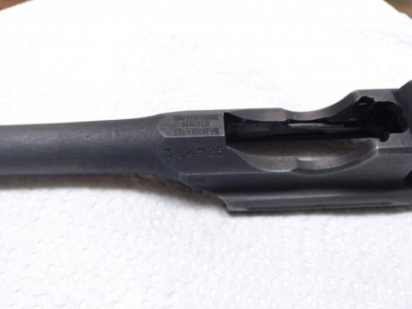 Pues lo dicho, vendo mi Mauser C-96 en calibre 7.63x25 Mauser, (toda la númeración es coincidente)  se 161