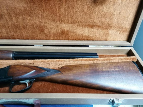 Vendo Escopeta Laurona Superpuesta 1 gatillo 60cm de cañón y 4 estrellas ambos cañones. Precio 300€ más 10