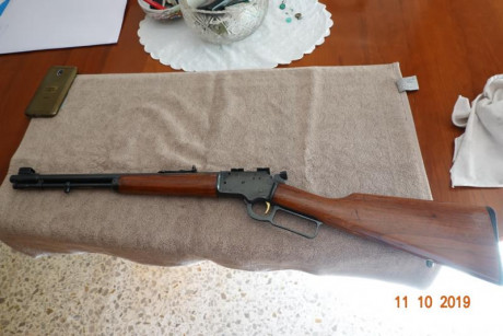 Vendo carabina Marlin 39 TDS takedown desmontable)calib.22 LR y 22 corto, única carabina desmontada de 02