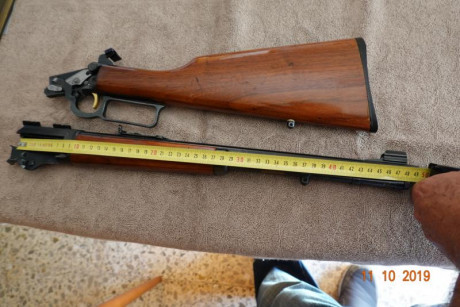 Vendo carabina Marlin 39 TDS takedown desmontable)calib.22 LR y 22 corto, única carabina desmontada de 00