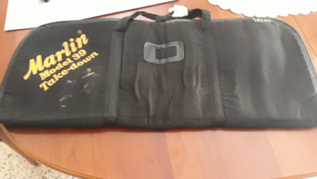 Vendo carabina Marlin 39 TDS takedown desmontable)calib.22 LR y 22 corto, única carabina desmontada de 10