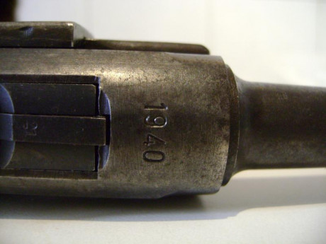 Vendo una Luger 08, fabricada por Mauser, ver código, y fabricada en 1940.

Todas las piezas tienen la 32
