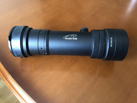   VENDIDO  VENDO MONOCULAR NOCTURNO DEDAL TERCERA GENERACION MODELO 540 XR5 TUBO FHOTONIS. EL APARATO 01