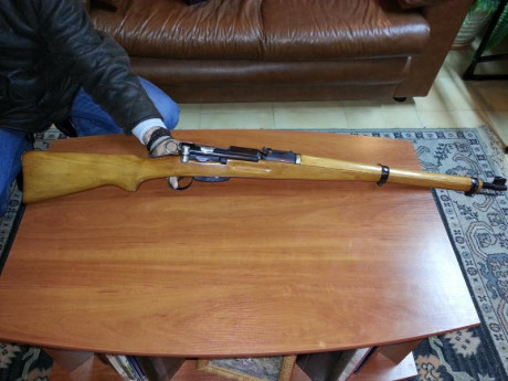  Vendo mi Schmidt Rubin, K31,  deportivizado.

Posiblemente uno de los K31 deportivizado más bonitos que 161
