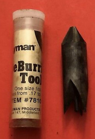 VENDO chanfraneador de vainas LYMAN, apto para todos los calibres
En perfecto estado
Precio 20 euros 
Mas 00