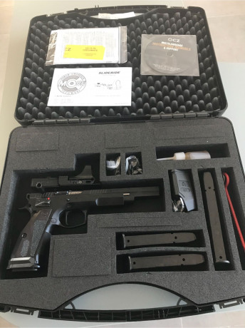 Se vende PISTOLA CESKA CZ 75 TS CZECHMATE en calibre 9MM PB sin estrenar. El Precio de Tarifa Oficial 01