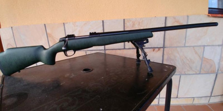 Se vende rifle Sako A7 Roughtech Green  del calibre 308 W tiene  cañón pesado fluted , con rosca en la 02
