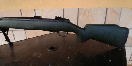 Se vende rifle Sako A7 Roughtech Green  del calibre 308 W tiene  cañón pesado fluted , con rosca en la 11