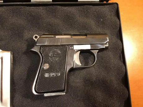 Hola, vendo pistola Astra modelo Cub del calibre 22 corto. 
El arma está en perfecto estado, únicamente 10