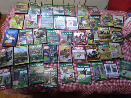 Hola a todos, cambio una pequeña colección de DVD de caza que he ido acumulando durante años, están bastante 02