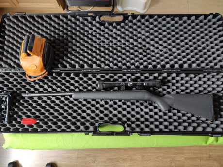 Carabina CZ 455 Varmint sintetica comprada en marzo de 2019 pero practicamente sin uso. Ha disparado solo 12