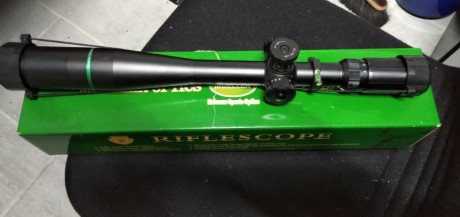 Se vende Carabina Anschutz 1415-1416 con visor Mueller 8-32 x 44 con tubo de 30 mm  con visor y bipode 01