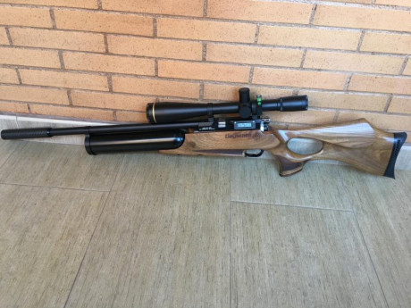 VENDO dos carabinas AIRWOLF MCT( electrónica) con calibres 4,5 y 5,5 y con depositos de 500 cc. EN PERFECTO 12