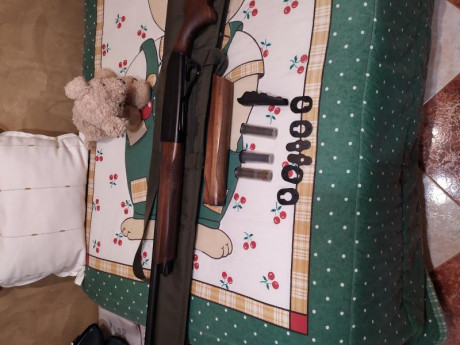 Vendo Franchi affinity calibre 20  cañon de 71 con 4 chokes 2 cantoneras un pasamanos de repuesto cuñas 02
