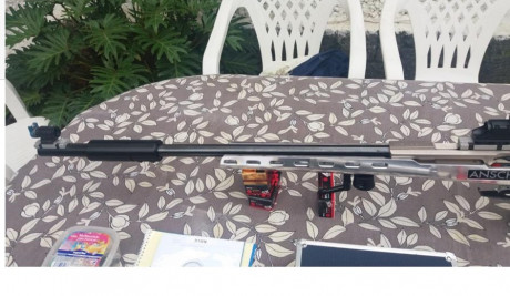 ‪REBAJADA: Carabina super Match Anschutz 2013 acción cuadrada cañón 690
‪Toda la carabina fabricada en 72