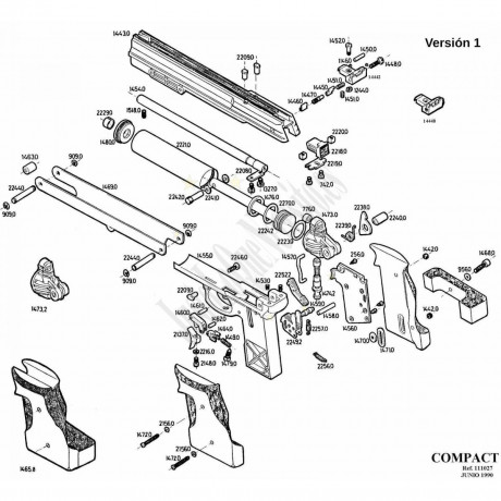 Hola necesito buscar repuestos para mi Gamo Compac, pero no se si tengo la V1 o V2. Alguien puede ayudarme???
El 41