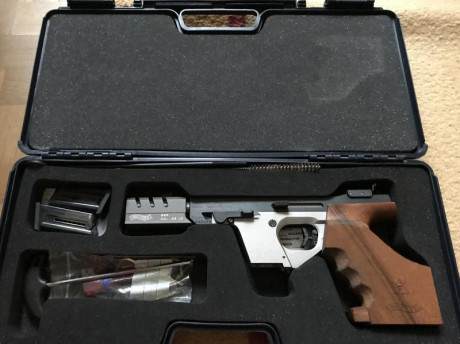 Hola!
Marca: Walther
Modelo:GSP EXPERT
Calibre: 22 L.R
Ubicación: Valladolid
Condiciones estéticas del 10