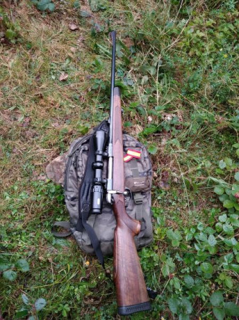 RIFLE VENDIDO SE PUEDE CERRAR Se vende rifle Bsa CF2 European calibre 7mm RM. Cerrojo a 90°. 
Con bases 01