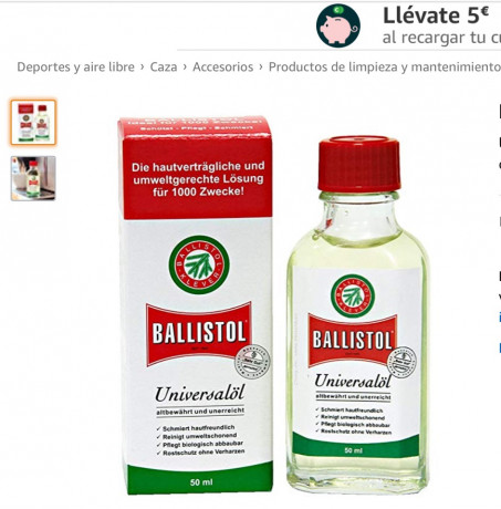 Buenas, después de que se me acabara el bote de aceite para la madera de la escopeta fui a mirar a las 170