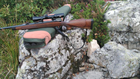 RIFLE VENDIDO SE PUEDE CERRAR Se vende rifle Bsa CF2 European calibre 7mm RM. Cerrojo a 90°. 
Con bases 12