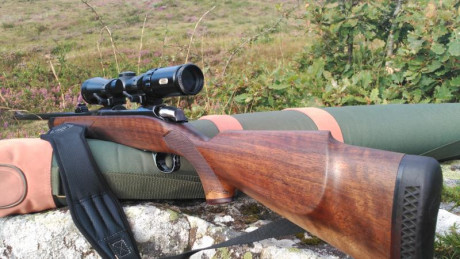 RIFLE VENDIDO SE PUEDE CERRAR Se vende rifle Bsa CF2 European calibre 7mm RM. Cerrojo a 90°. 
Con bases 11