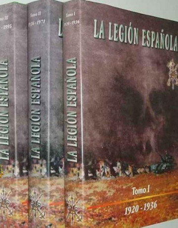 LA LEGION ESPAÑOLA. 3 TOMOS.

Obra editada en Málaga en 2001 y editada con la colaboración de UNICAJA. 00