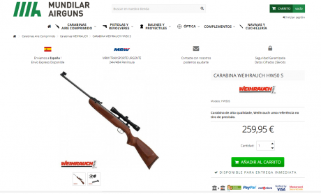 Para lo expertos en esta marca de carabinas, que diferencias existen entre la 30s y la 50s, he leído algunas 130