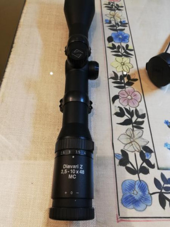 Se vende visor zeiss diavari 2,5-10x48 en buen estado y tubo de 30mm.Se puede ver y probar en cantabria. 00